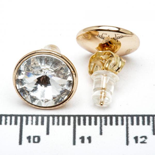 Сережки XUPING Gold "білий" (Ø 1.1 см.) 515609