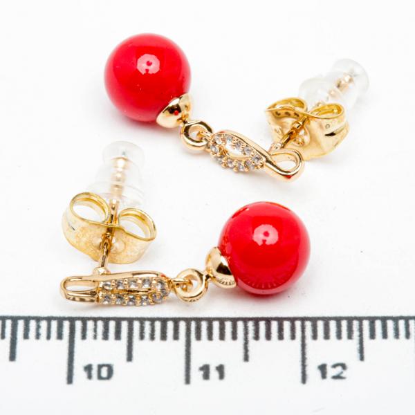 Сережки XUPING Gold (червоний) 515633