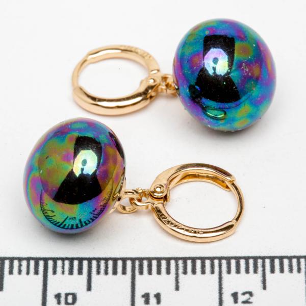 Сережки XUPING Gold "бензиновий" 515640