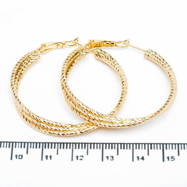 Сережки XUPING Gold "Ø 4 см." 515653