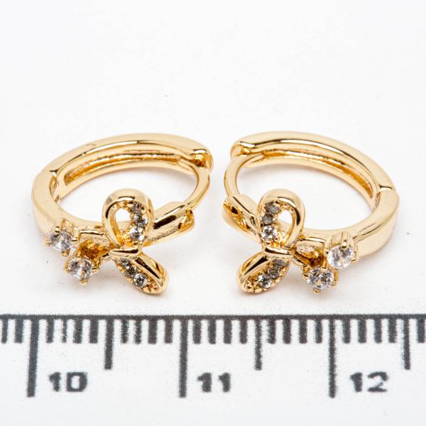 Сережки XUPING Gold "Ø 1.2 х 0.7 см." 515664