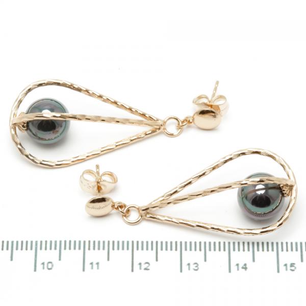 Сережки XUPING Gold "чорний" 510141